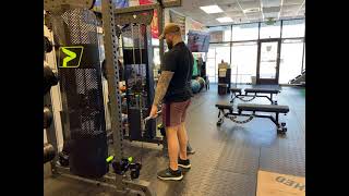 Cable Stiff Leg Deadlift (With Bar)