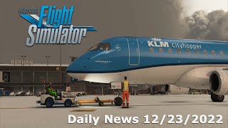 Microsoft Flight Simulator Daily News 12/23/2022 - Embraer E-Jets, Airbus A330, Nadi Airport, & More