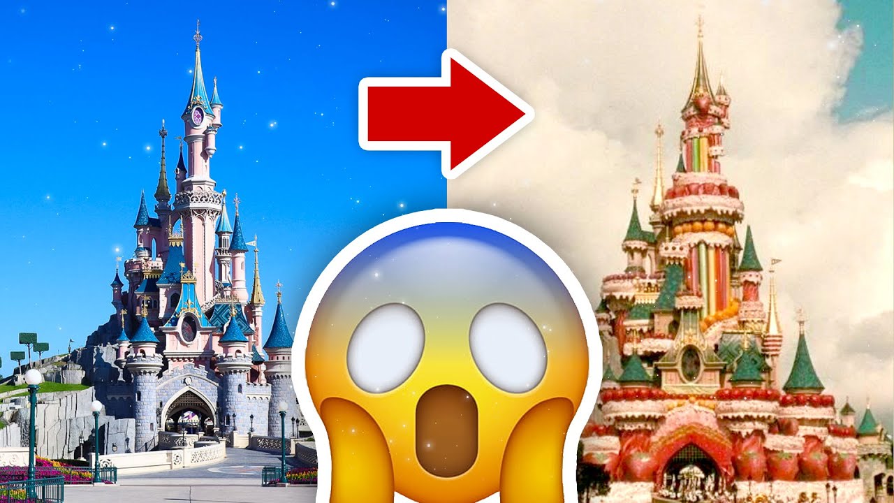 Toutes Les Versions Du Chateau De Disneyland Paris Youtube