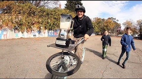 Can a Bike Power a Blender? | Design Squad