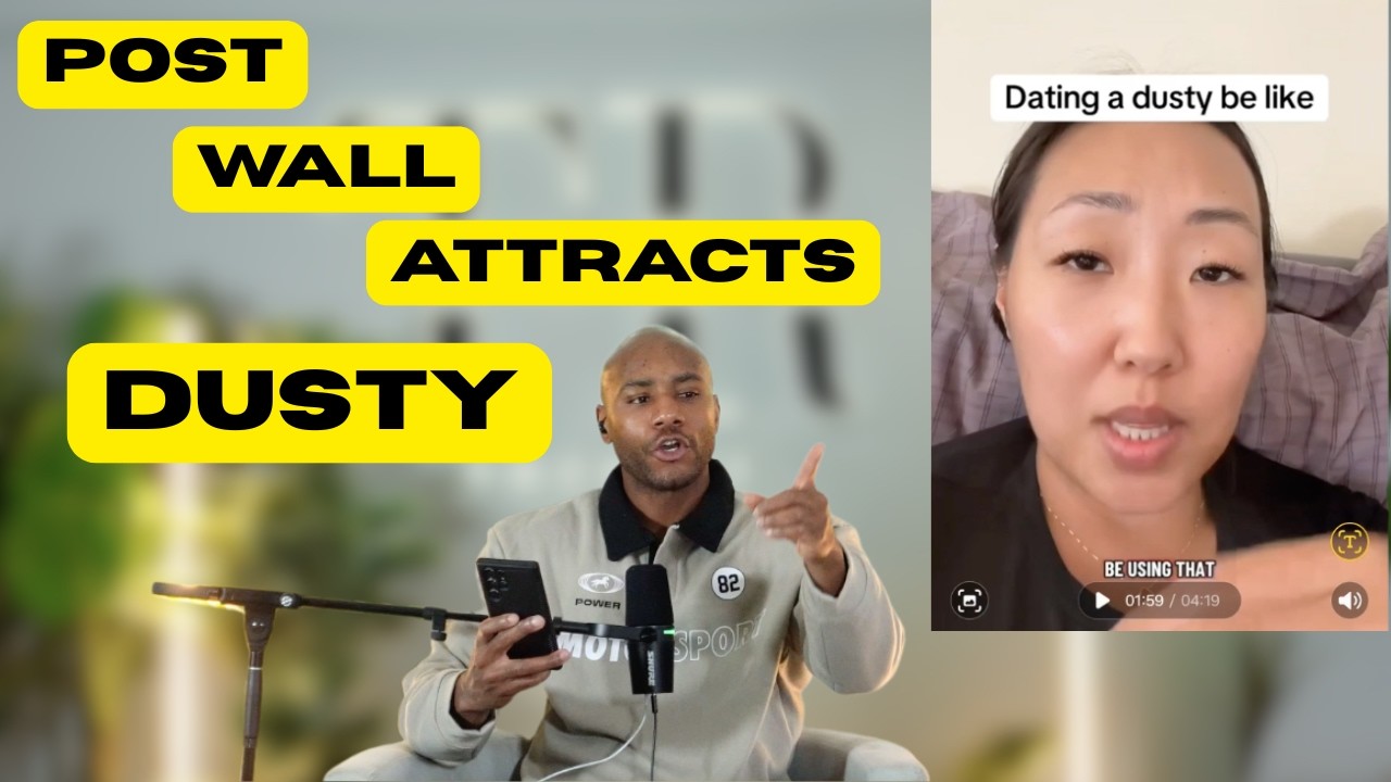 Post Wall Woman Attracts Dusty Men