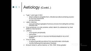 Lecture of Dr. Mariam Sheikh for Final Year on topic Viral Infection