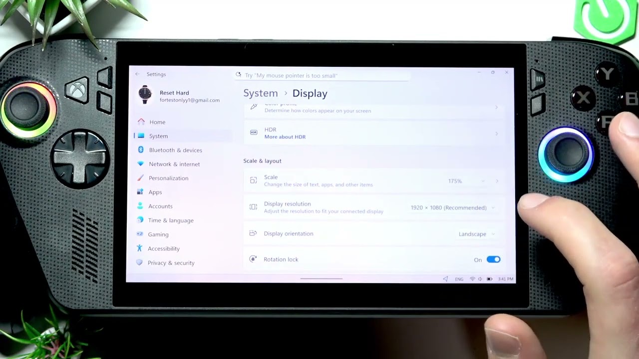 ASUS ROG Ally X – How to Change Display Icon Scale