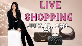 Shop with me LIVE. LUXURY PRE-LOVED HANDBAGS AND WALLETS. Shop with me LIVE. LUXURY PRE-LOVED HANDBAGS AND WALLETS.