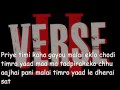 Priye timi kaha gayou by Verse 2(V2) official song |lyrics video| 2013