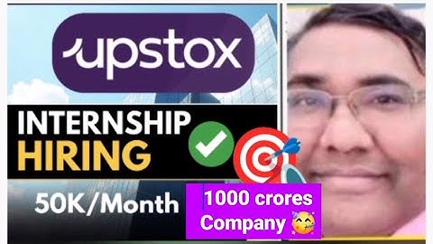 🚀 Stage voor BTech-studenten | Stages voor studenten | Upstox-stage 2025