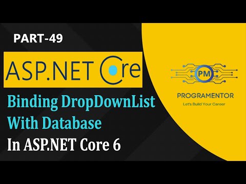 49 | Binding DropDownList With Database In ASP.NET Core 6 | Populate DropDown With SQL (Hindi/Urdu)
