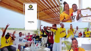 100k subscribers celebration 🍾 🎉/Hosy Ararize🥹/Nuru mwama mwumva finally yamwerekanye😍/Van beach