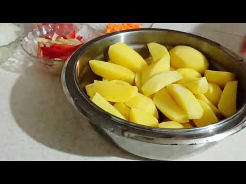 УЖИН ЗА ПОЛЧАСА. КАРТОФЕЛЬ С КУРИЦЕЙ.