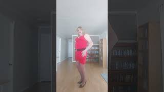 Sexy Red/black outfit! Michelle Willmington, Crossdresser.