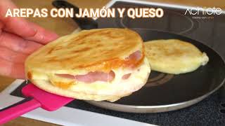AREPAS WITH HAM AND CHEESE (CC) | Prepare delicious Colombian arepas
