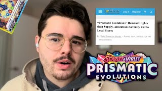 Prismatic Evolutions might make Japanese prices soar