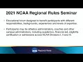 2021 Regional Rules Seminar - What to Know Before You Attend