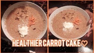 Carrot Cake  Oatmeal (vegan) #shorts | Breakfast Idea