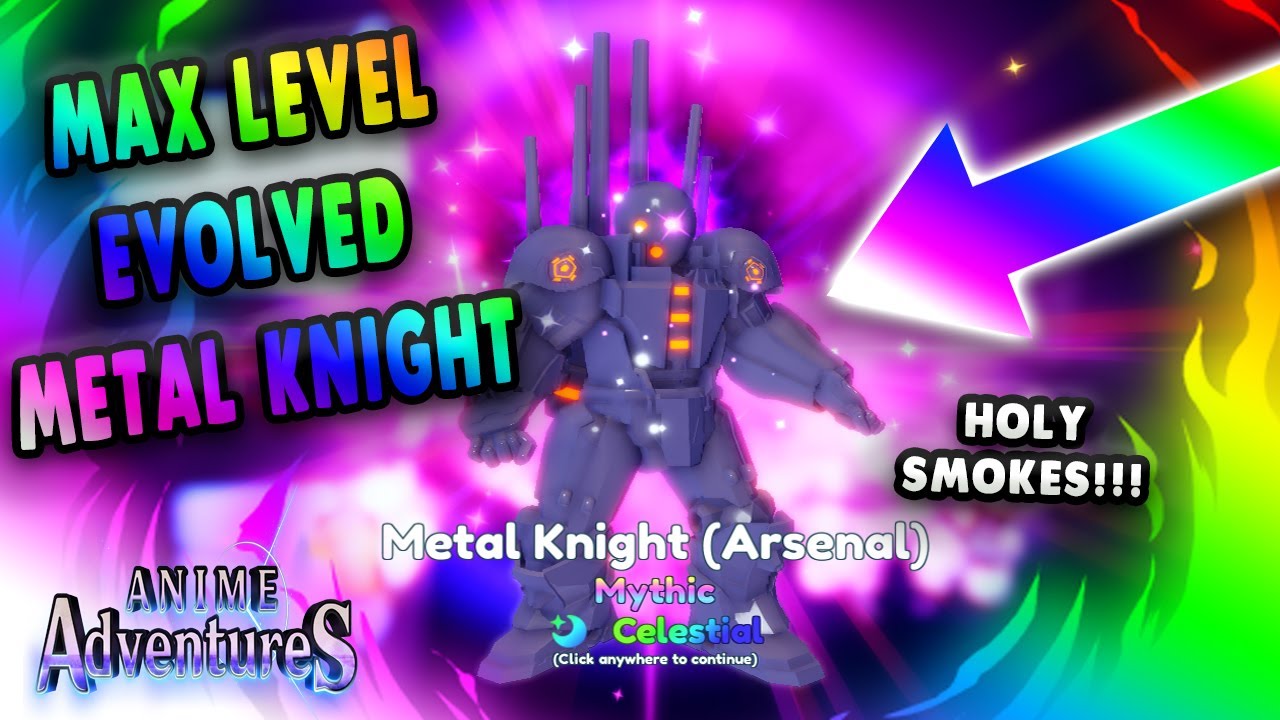 Anime Adventures Metal Knight Unique Unverified, Video Gaming, Gaming  Accessories, In-Game Products on Carousell