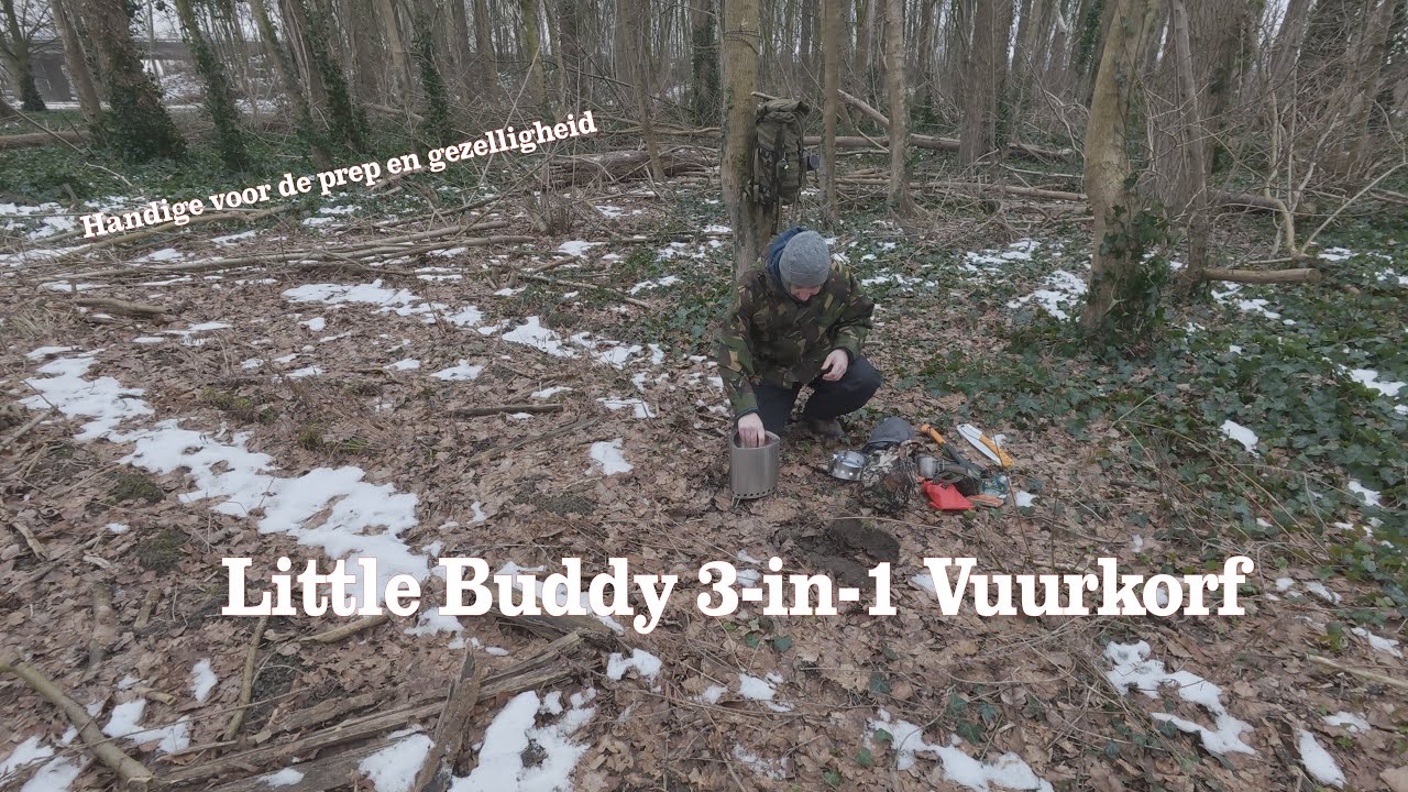 Little Buddy 3-in-1 Vuurkorf handig voor de prep. Preppen en survival Nederland Bushcraft en outdoor