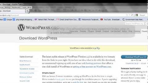 WordPress 3.5 Installation Steps