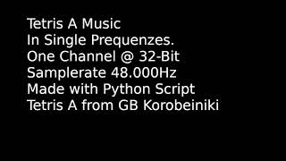 Tetris A Theme Terminal Music as python Code etc.