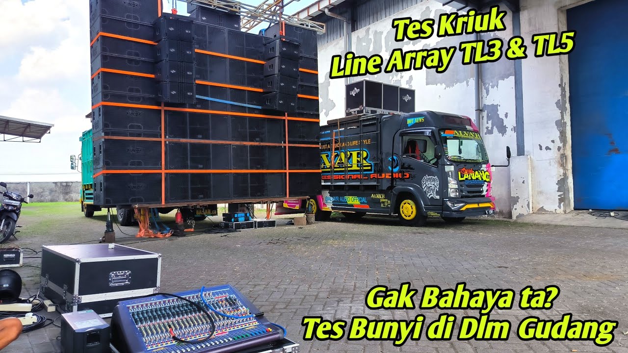 Gak Bahaya ta?? selesai Loading 24 Subwoofer langsung cek sound dipantau bos IDOLA BLITAR