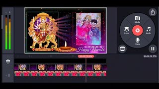 Kinemaster New Trending Whatsapp Status Video Editing Durga Puja Status Editing Tutorial 2020