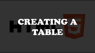 Easy Tutorial to Create A Table Using HTML in NotePad