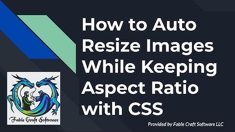 How to Auto Resize Images While Keeping Aspect Ratio with CSS