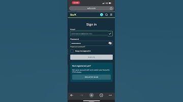 ITVX TV signin experience