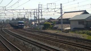 2014/4/25EF210 3号機牽引高速貨物1055列車。