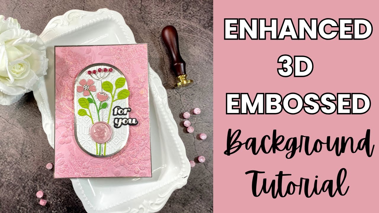 WAX SEAL SALE! ~ 3D Embossing Folder Technique With Embossing Powder ...