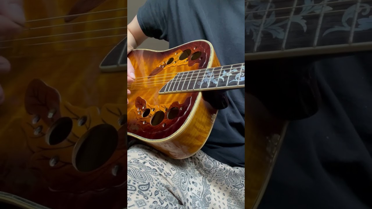 Antonio Tsai Workshop Ornate Inlay Acoustic Electric Guitar VIDEO