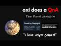 asym cc bluntly ANSWERS your QUESTIONS