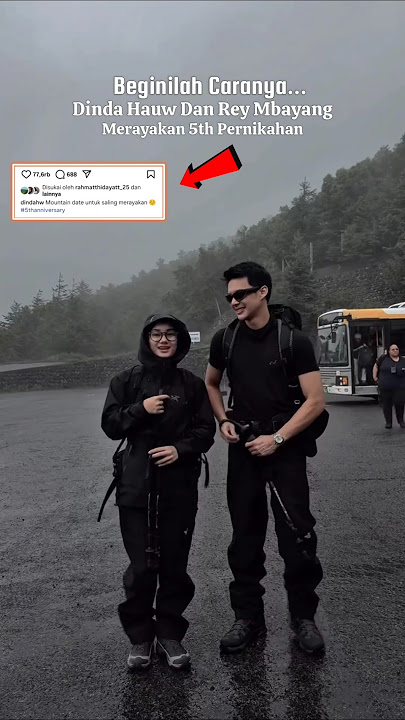 Beginilah Caranya Dinda Hauw Dan Rey Mbayang RT Rayakan Lima Tahun Pernikahan