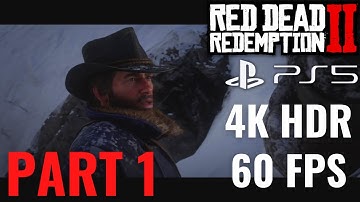 Red Dead Redemption 2 (PS5) FULL GAMEPLAY Walkthrough | PART 1 | 4K ULTRA HD 60 FPS | No Commentary