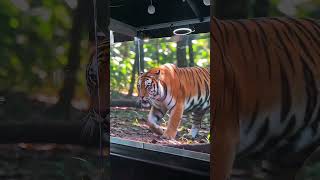 With this, no TV needed! Keep tigers freely!#Stage LED screen #Advertising display #LED