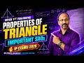 Properties of Triangle Important SAQ’s | Inter Maths Important Questions 2026 🔥