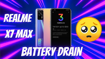 Battery drain issue in Realme x7 max after realme 3.0 update!