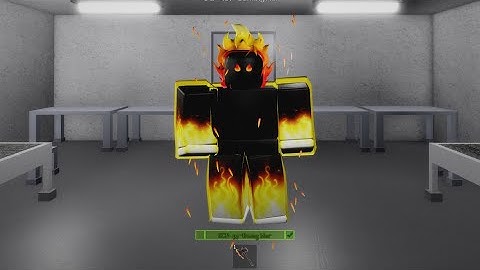 Roblox SCP- 457 “Burning Man” (Avatar Build)
