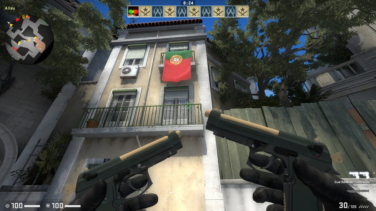 CSGO Dual Berettas Contractor Factory New - YouTube