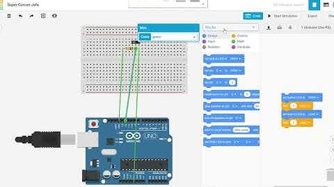 Arduino ThinkerCAD: Switch and Serial Monitor with digitalRead