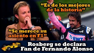 Nico Rosberg se DECLARA FAN de Fernando Alonso DESPUES DE CANADA | F1 2022