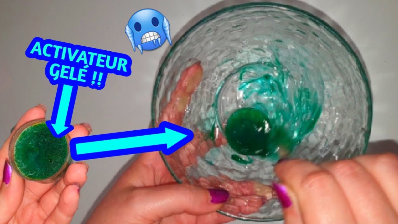 JE FAIS UN SLIME AVEC DE L'ACTIVATEUR CONGELE !?? / SLIME EXPERIENCE