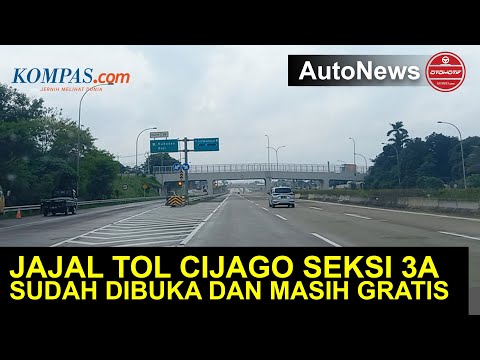 Jalan Tol Cijago Seksi 3A Sudah Dibuka, Masih Gratis