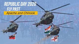 Republic Day of India 2020 | Fly Past | Apache and Chinook Helicopters