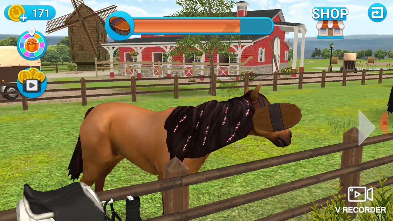Ich spiele horse jumping mit mein pferd cionto - YouTube