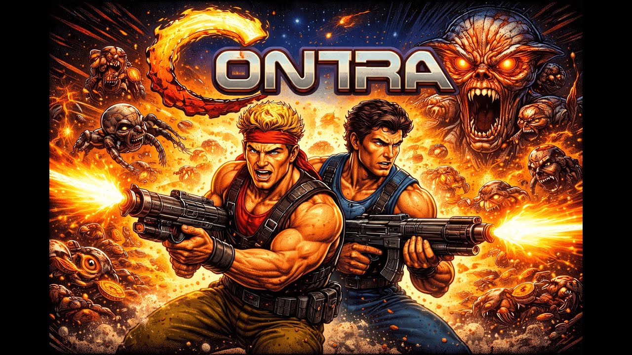 Contra Full Gameplay! Retro Legends Never Die!