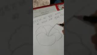 How To Draw Goodhal गडहल क फल कस बनए