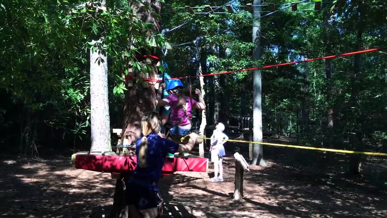 New Sapling Obstacle & Zipline Course at Callaway Gardens - YouTube