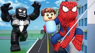 ROBLOX Brookhaven 🏡RP - FUNNY MOMENTS: My Dad is SPIDER-MAN: VENOM War | Roblox Jack