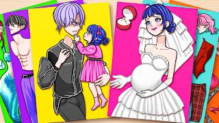 KPOP DEMON HUNTERS - HAPPY FAMILY of HUNTRIX ZOEY and SAJA BOYS | Sticker Book DIY