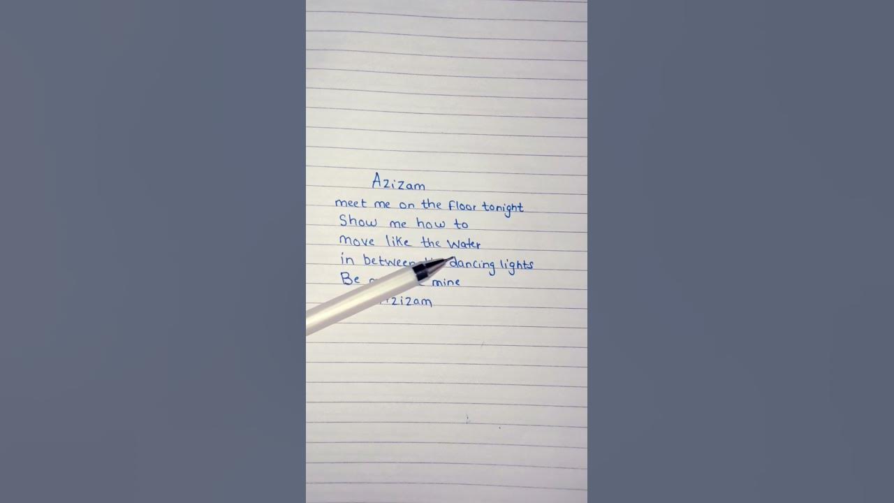 Ed Sheeran - Azizam (Lyrics) #edsheeran #azizam #edshreenazizam Ed Sheeran - Azizam (Lyrics) #edsheeran #azizam #edshreenazizam